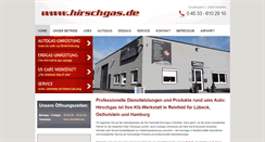 Desktop Screenshot of hirschgas.de
