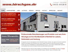 Tablet Screenshot of hirschgas.de